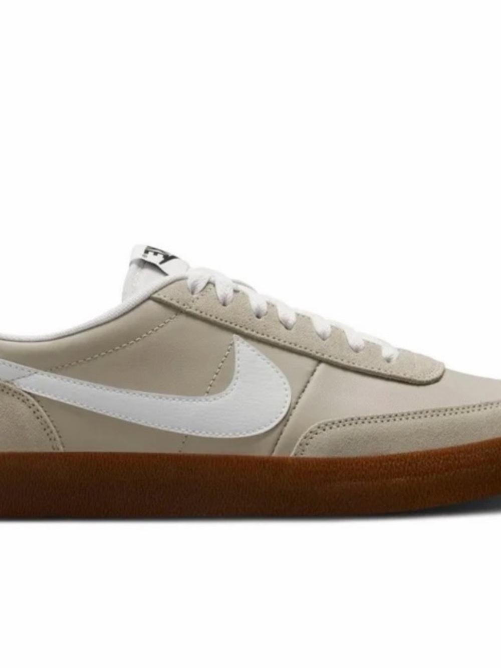 Nike Killshot 2 Leather Sneakers, Cream Ii/Black/Gum Medium Brown/White size 11